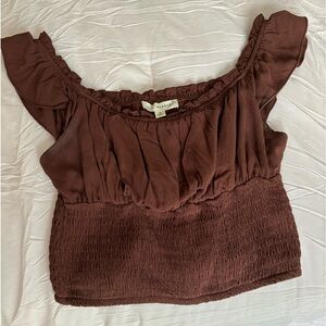 Brown tank top